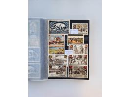 Notgeld-Serienscheine, saubere Sammlung in 16 meist dicken Steckalben, sauber nach Orten und Serien sortiert, überschlägig et