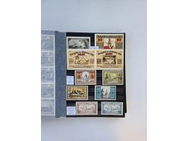 Notgeld-Serienscheine, saubere Sammlung in 16 meist dicken Steckalben, sauber nach Orten und Serien sortiert, überschlägig et