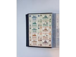 Notgeld-Serienscheine, saubere Sammlung in 16 meist dicken Steckalben, sauber nach Orten und Serien sortiert, überschlägig et