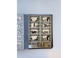 Notgeld-Serienscheine, saubere Sammlung in 16 meist dicken Steckalben, sauber nach Orten und Serien sortiert, überschlägig et