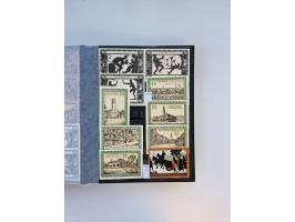 Notgeld-Serienscheine, saubere Sammlung in 16 meist dicken Steckalben, sauber nach Orten und Serien sortiert, überschlägig et