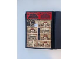 Notgeld-Serienscheine, saubere Sammlung in 16 meist dicken Steckalben, sauber nach Orten und Serien sortiert, überschlägig et