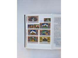 Notgeld-Serienscheine, saubere Sammlung in 16 meist dicken Steckalben, sauber nach Orten und Serien sortiert, überschlägig et