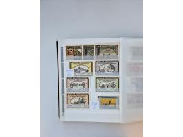 Notgeld-Serienscheine, saubere Sammlung in 16 meist dicken Steckalben, sauber nach Orten und Serien sortiert, überschlägig et