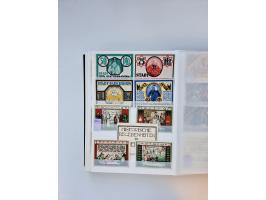 Notgeld-Serienscheine, saubere Sammlung in 16 meist dicken Steckalben, sauber nach Orten und Serien sortiert, überschlägig et