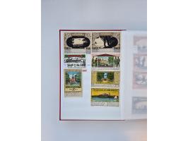 Notgeld-Serienscheine, saubere Sammlung in 16 meist dicken Steckalben, sauber nach Orten und Serien sortiert, überschlägig et