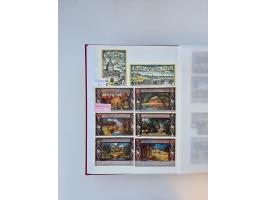 Notgeld-Serienscheine, saubere Sammlung in 16 meist dicken Steckalben, sauber nach Orten und Serien sortiert, überschlägig et