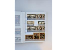 Notgeld-Serienscheine, saubere Sammlung in 16 meist dicken Steckalben, sauber nach Orten und Serien sortiert, überschlägig et