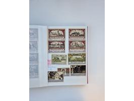 Notgeld-Serienscheine, saubere Sammlung in 16 meist dicken Steckalben, sauber nach Orten und Serien sortiert, überschlägig et