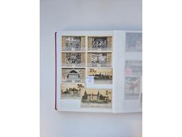 Notgeld-Serienscheine, saubere Sammlung in 16 meist dicken Steckalben, sauber nach Orten und Serien sortiert, überschlägig et