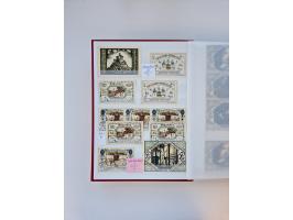 Notgeld-Serienscheine, saubere Sammlung in 16 meist dicken Steckalben, sauber nach Orten und Serien sortiert, überschlägig et