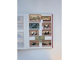 Notgeld-Serienscheine, saubere Sammlung in 16 meist dicken Steckalben, sauber nach Orten und Serien sortiert, überschlägig et