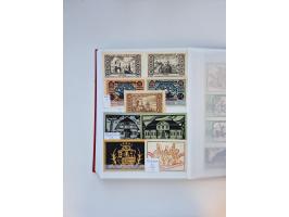 Notgeld-Serienscheine, saubere Sammlung in 16 meist dicken Steckalben, sauber nach Orten und Serien sortiert, überschlägig et