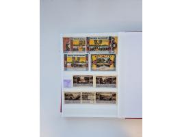 Notgeld-Serienscheine, saubere Sammlung in 16 meist dicken Steckalben, sauber nach Orten und Serien sortiert, überschlägig et