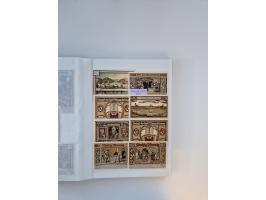 Notgeld-Serienscheine, saubere Sammlung in 16 meist dicken Steckalben, sauber nach Orten und Serien sortiert, überschlägig et