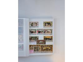 Notgeld-Serienscheine, saubere Sammlung in 16 meist dicken Steckalben, sauber nach Orten und Serien sortiert, überschlägig et