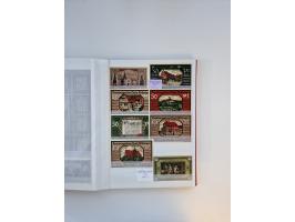 Notgeld-Serienscheine, saubere Sammlung in 16 meist dicken Steckalben, sauber nach Orten und Serien sortiert, überschlägig et