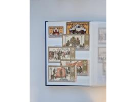 Notgeld-Serienscheine, saubere Sammlung in 16 meist dicken Steckalben, sauber nach Orten und Serien sortiert, überschlägig et