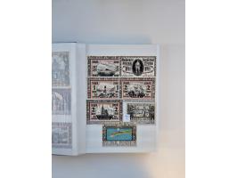 Notgeld-Serienscheine, saubere Sammlung in 16 meist dicken Steckalben, sauber nach Orten und Serien sortiert, überschlägig et