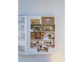 Notgeld-Serienscheine, saubere Sammlung in 16 meist dicken Steckalben, sauber nach Orten und Serien sortiert, überschlägig et