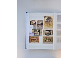 Notgeld-Serienscheine, saubere Sammlung in 16 meist dicken Steckalben, sauber nach Orten und Serien sortiert, überschlägig et