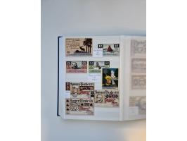 Notgeld-Serienscheine, saubere Sammlung in 16 meist dicken Steckalben, sauber nach Orten und Serien sortiert, überschlägig et