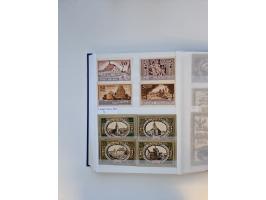 Notgeld-Serienscheine, saubere Sammlung in 16 meist dicken Steckalben, sauber nach Orten und Serien sortiert, überschlägig et