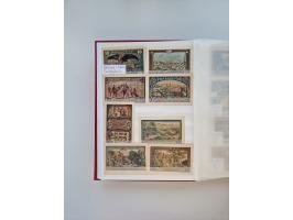 Notgeld-Serienscheine, saubere Sammlung in 16 meist dicken Steckalben, sauber nach Orten und Serien sortiert, überschlägig et