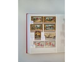 Notgeld-Serienscheine, saubere Sammlung in 16 meist dicken Steckalben, sauber nach Orten und Serien sortiert, überschlägig et