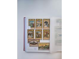 Notgeld-Serienscheine, saubere Sammlung in 16 meist dicken Steckalben, sauber nach Orten und Serien sortiert, überschlägig et