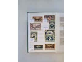 Notgeld-Serienscheine, saubere Sammlung in 16 meist dicken Steckalben, sauber nach Orten und Serien sortiert, überschlägig et