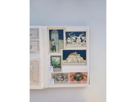 Notgeld-Serienscheine, saubere Sammlung in 16 meist dicken Steckalben, sauber nach Orten und Serien sortiert, überschlägig et