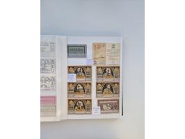 Notgeld-Serienscheine, saubere Sammlung in 16 meist dicken Steckalben, sauber nach Orten und Serien sortiert, überschlägig et