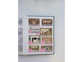 Notgeld-Serienscheine, saubere Sammlung in 16 meist dicken Steckalben, sauber nach Orten und Serien sortiert, überschlägig et