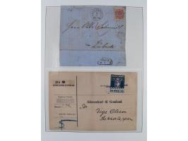 1684/1953 (ca.), attractive group of around 95 covers and cards, strength before the 1920s, showing an eclectic range of usag