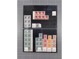 1920/39, vorwiegend postfrische Partie, teils in Einheiten inkl. Dienst- und Portomarken, dabei einige bessere wie Mi.-Nr. 23