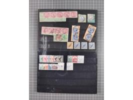 1864/1946, interessante ungebrauchte/postfrische und gestempelte Partie, ab Bayern mit Zwischen-stegpaaren, Deutsches Reich I