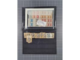 1864/1946, interessante ungebrauchte/postfrische und gestempelte Partie, ab Bayern mit Zwischen-stegpaaren, Deutsches Reich I