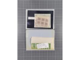 1864/1946, interessante ungebrauchte/postfrische und gestempelte Partie, ab Bayern mit Zwischen-stegpaaren, Deutsches Reich I