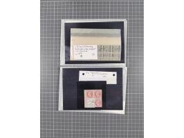 1864/1946, interessante ungebrauchte/postfrische und gestempelte Partie, ab Bayern mit Zwischen-stegpaaren, Deutsches Reich I