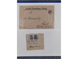 1920/23, interessante Partie mit über 60 Briefen und Karten, dabei R-Briefe, Flugpost, Bahnpost, etwas unterschiedliche, meis
