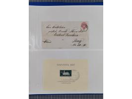 1920/23, interessante Partie mit über 60 Briefen und Karten, dabei R-Briefe, Flugpost, Bahnpost, etwas unterschiedliche, meis