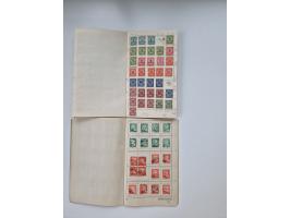 1900/1950(ca.), interessante Partie mit über 100 Briefen, dabei bessere, außerdem diverse alter Auswahlhefte, dabei teils Aus