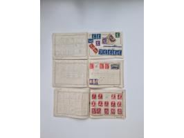 1900/1950(ca.), interessante Partie mit über 100 Briefen, dabei bessere, außerdem diverse alter Auswahlhefte, dabei teils Aus