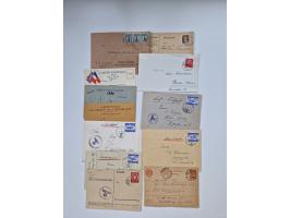 1900/1950(ca.), interessante Partie mit über 100 Briefen, dabei bessere, außerdem diverse alter Auswahlhefte, dabei teils Aus