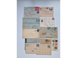 1900/1950(ca.), interessante Partie mit über 100 Briefen, dabei bessere, außerdem diverse alter Auswahlhefte, dabei teils Aus