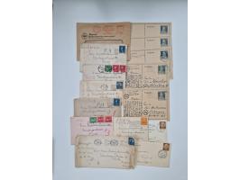 1900/1950(ca.), interessante Partie mit über 100 Briefen, dabei bessere, außerdem diverse alter Auswahlhefte, dabei teils Aus