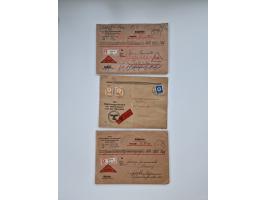1900/1950(ca.), interessante Partie mit über 100 Briefen, dabei bessere, außerdem diverse alter Auswahlhefte, dabei teils Aus
