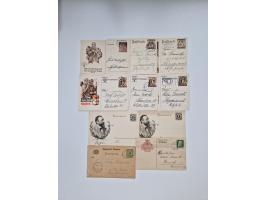 1900/1950(ca.), interessante Partie mit über 100 Briefen, dabei bessere, außerdem diverse alter Auswahlhefte, dabei teils Aus