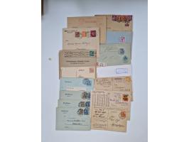 1900/1950(ca.), interessante Partie mit über 100 Briefen, dabei bessere, außerdem diverse alter Auswahlhefte, dabei teils Aus